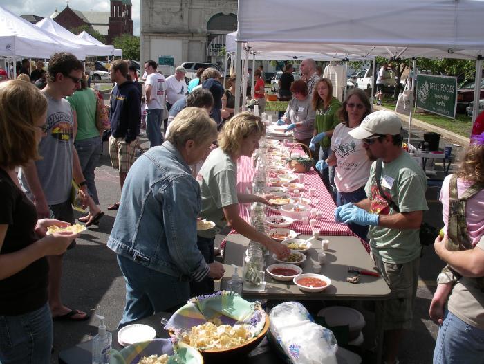 Salsa Contest at the Downtown Farmer's Market
